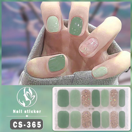 Uñas Postizas Impermeables de Color Sólido para Nail Art - Image 27