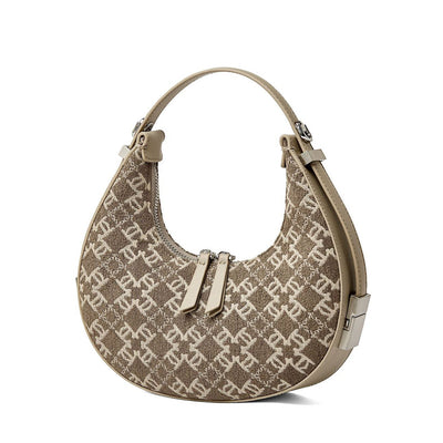 Bolso de Lona Medialuna para Mujer - Diseño Elegante y Funcional - Image 5