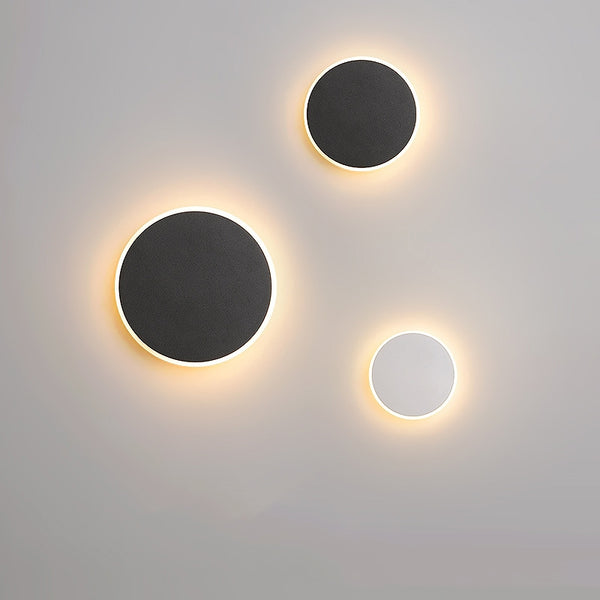 Lámpara LED de Pared Redonda Nórdica - Luz Moderna para Dormitorio y Pasillo