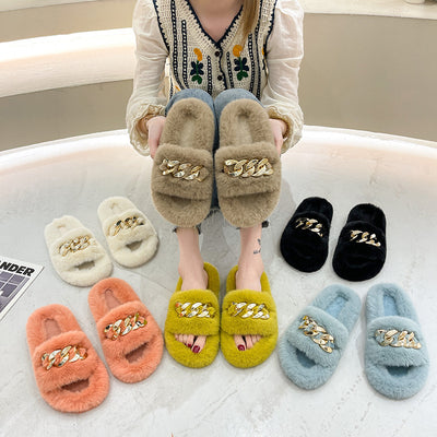 Pantuflas Peludas Acolchonadas Interior y Exterior - Image 12