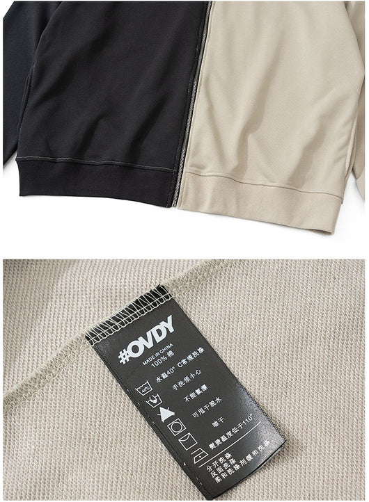 Cardigan Sudadera con Cierre Estampado Emocional para Hombre - Image 16