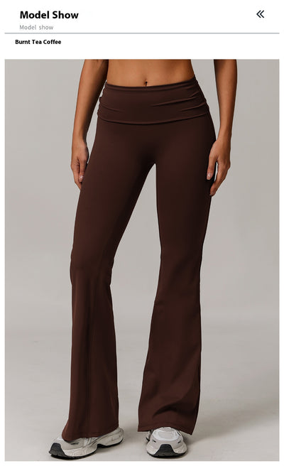 Pantalones Yoga Cintura Alta Plegables para Mujer - Image 14