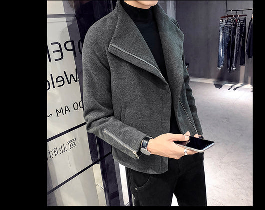 Abrigo de Lana Estilo Hong Kong para Hombre - Image 7