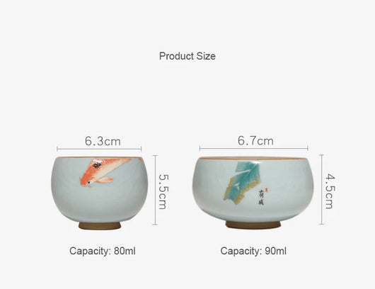 Taza de Té Ruyao Tianqing - Cerámica Artesanal Tradicional - Image 4