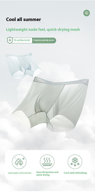 Bóxers Hombre Seda de Hielo Ultra Delgados Transpirables - Image 18