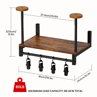 Soporte de Pared para Casco de Motocicleta en Acrílico y Madera - Image 2