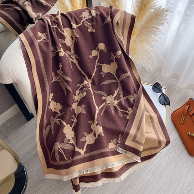 Bufanda Floral de Invierno Premium - Elegancia para la Temporada Fría - Image 11
