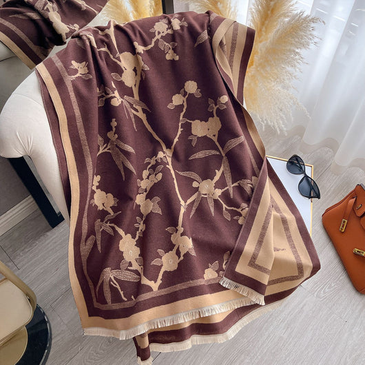 Bufanda Floral de Invierno Premium - Elegancia para la Temporada Fría - Image 11