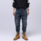 Retro American Casual Elastic Baggy Pants