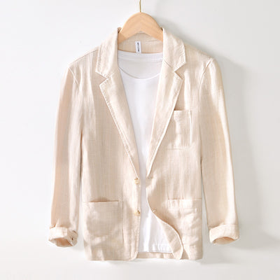 Traje Suelto de Ramio a Rayas Vintage para Primavera y Otoño - Image 6
