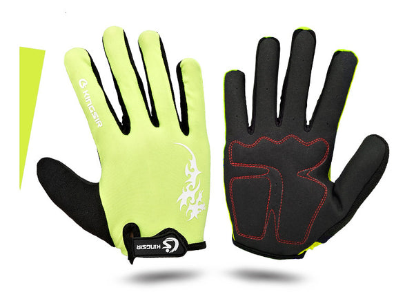 Guantes de Ciclismo para Hombre con Dedos Largos