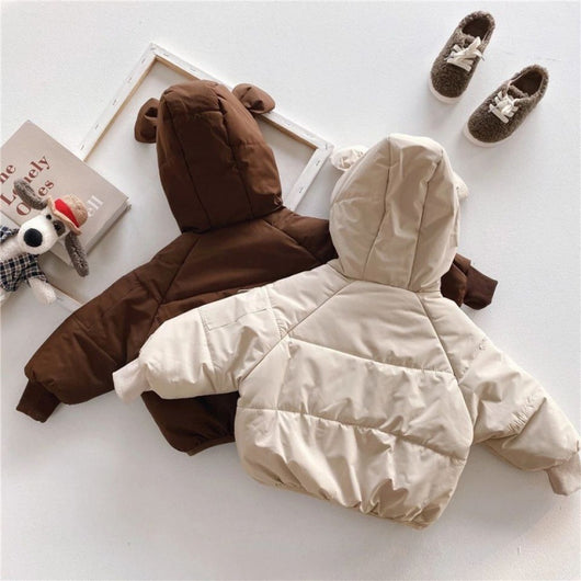 Chaqueta Acolchada Cálida con Capucha para Bebé Niña - Image 5