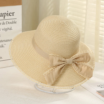 Sombrero de Paja Mesh con Cinta para Mujer Primavera Verano - Image 19