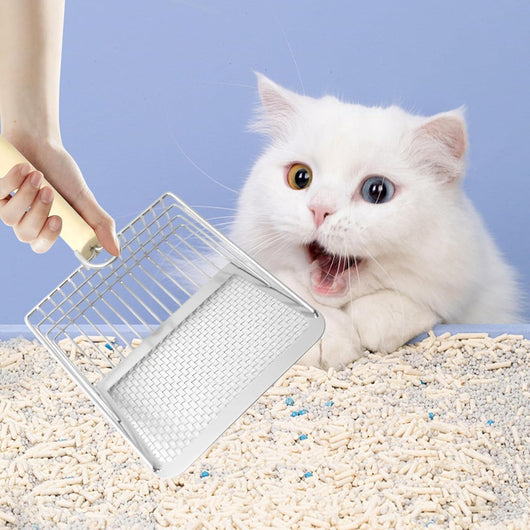 Pala Recogedora de Arena para Gatos con Mango de Madera - Image 12