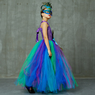 Conjunto de Vestido Infantil con Malla y Volantes - Image 9