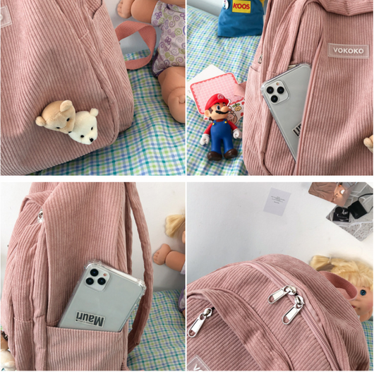 Mochila de Gran Capacidad Estilo Casual Japonés y Coreano - Image 8