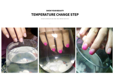 Esmalte de Uñas Termocromático Impermeable - Color Degradado que Cambia con la Temperatura - Image 14