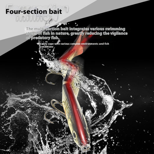 Anzuelo Articulado de Metal para Pesca de Simulación - Combo Multi-sección - Image 9