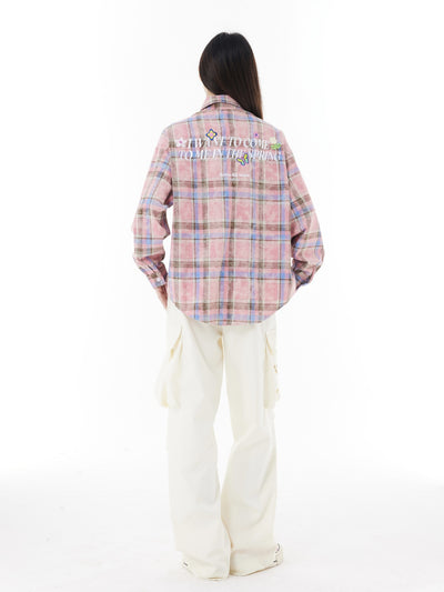 Camisa a Cuadros de Manga Larga Unisex - Image 22
