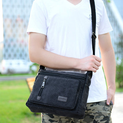 Bolsa Mensajera Retro Hombre con Diseño de Capas - Image 28