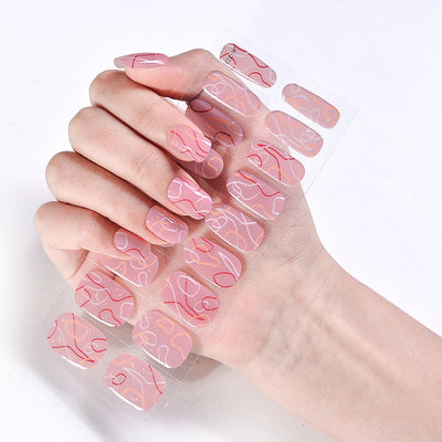 Pegatinas de Uñas en Gel Semipermanente 3D - Impermeables y Duraderas - Image 39