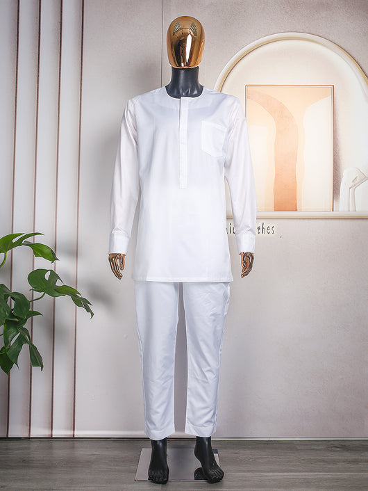 Conjunto de 3 Piezas Africano: Túnica, Pantalón y Accesorios Bordados - Image 20