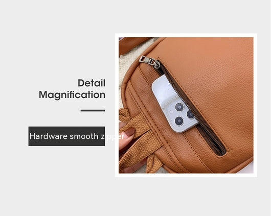 Mochila de Cuero PU de Gran Capacidad para Mujer - Image 14