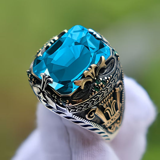 Anillo de Jade para Hombre Lujo Vintage Exclusivo - Image 7