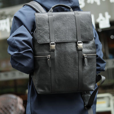 Mochila Ejecutiva de Cuero Bovino con Gran Capacidad - Image 5