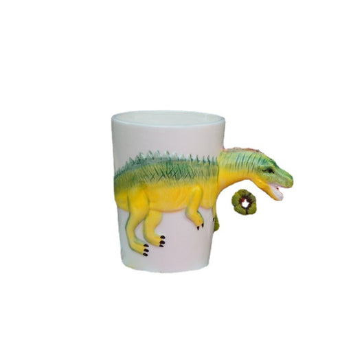 Taza de Cerámica 3D con Forma de Dinosaurio Pintada a Mano - Image 12