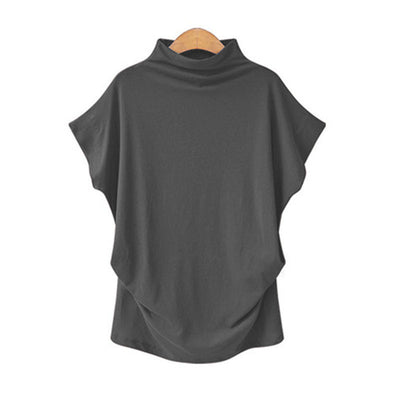 Blusa Cuello Alto con Mangas Murciélago - Image 19