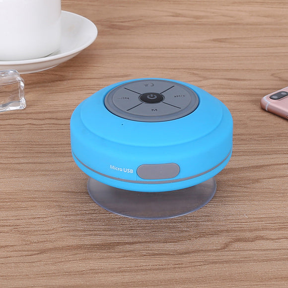 Parlante Bluetooth Resistente al Agua con Ventosa