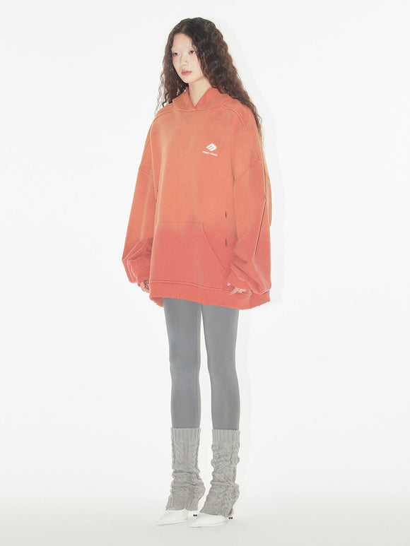 Sudadera Oversize Cómoda y Desgarrada - Estilo Relajado
