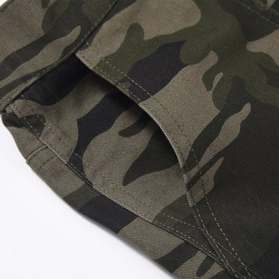 Pantalones Cargo Tácticos Camuflaje Multi-bolsillos para Hombre - Image 3