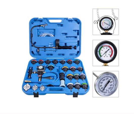 Kit Profesional de 28 Piezas para Prueba de Presión y Purga de Radiadores - Image 5