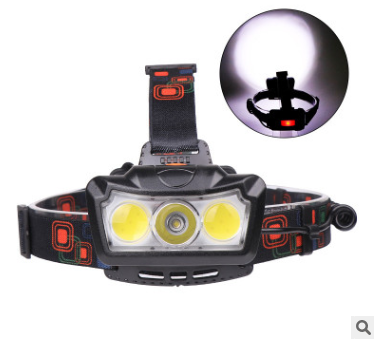 Linterna Frontal LED COB T6 de 3 Lámparas - Visión Ultra Clara - Image 13