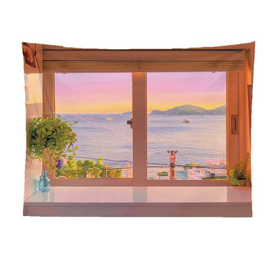 Tela de Fondo con Ventana Falsa y Paisaje 3D - Image 5