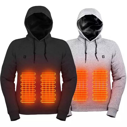 Sudadera Térmica USB con Calefacción Eléctrica para Hombre - Abrigo Deportivo Invierno - Image 2