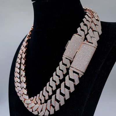 Cadena Cubana Moissanita Plata S925 - Collar de Lujo Brillante - Image 7