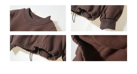 Conjunto Infantil Otoño Invierno: Sudadera Polar y Pantalón Casual - Image 5