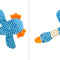 2 Blue Pieces