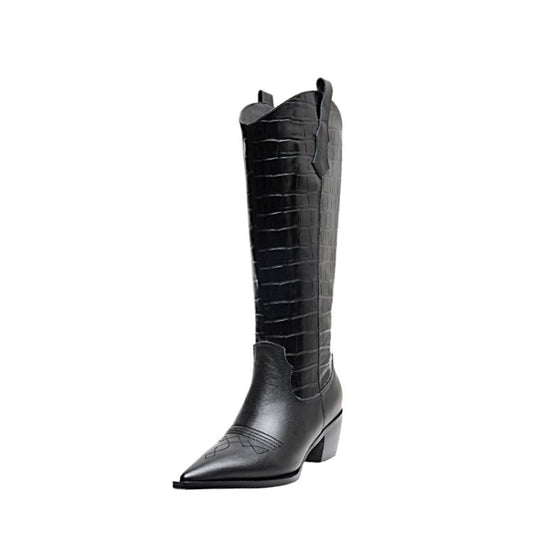 Botas Martin Altas Estilo Lattice - Botines Multiuso para Mujer