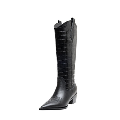 Botas Martin Altas Estilo Lattice - Botines Multiuso para Mujer