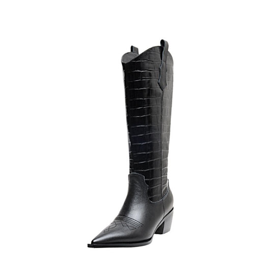 Botas Martin Altas Estilo Lattice - Botines Multiuso para Mujer