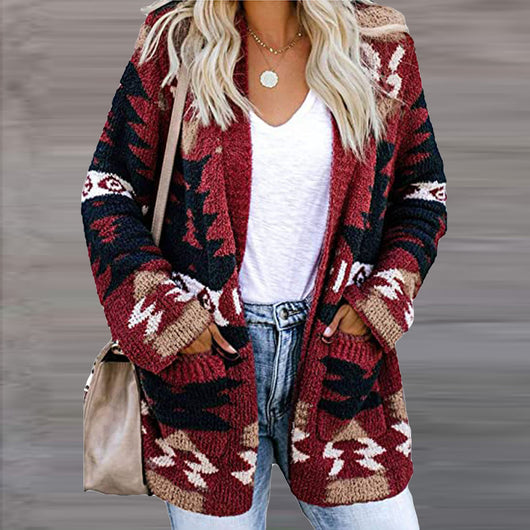 Cardigan Casual con Bolsillos para Mujer - Largo Medio - Image 5