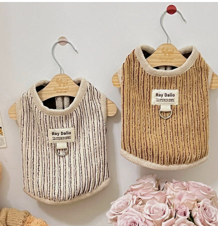 Sudadera Hoodie a Rayas para Perros Miniatura Yorkshire y Bichon - Image 3