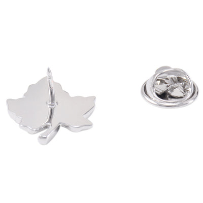 Broche de Plata con Hoja - Alfiler de Cuello Elegante - Image 11