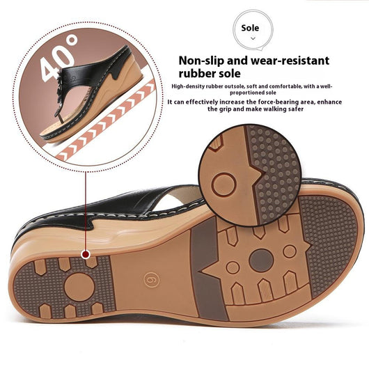 Pantuflas Tipo Chanclas con Plataforma Gruesa y Tacón Alto Antideslizantes - Image 18