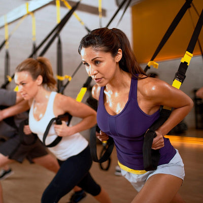 Cinturón de Entrenamiento Suspendido con Bandas de Resistencia para Fitness - Image 8