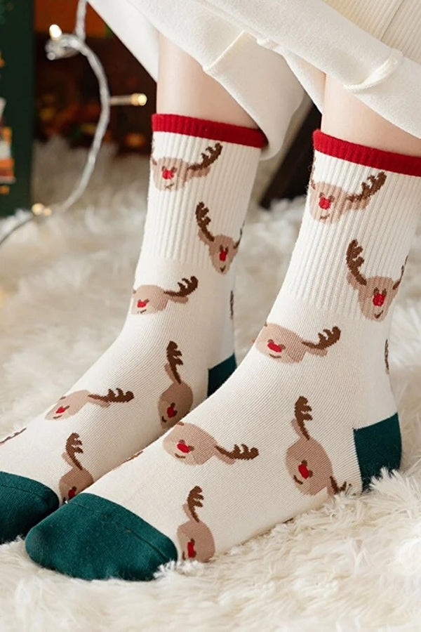 Pack 4 Calcetines Navideños Unisex Suaves y Cómodos